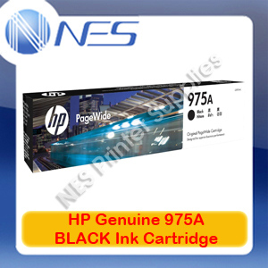 HP Genuine 975A BLACK Ink Cartridge for PageWide Pro 452dw/477dw/552dw/577dw/577z (L0R97AA)